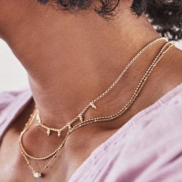 NWT Kendra Scott Rose Gold Addison Choker Necklace - Picture 2 of 10